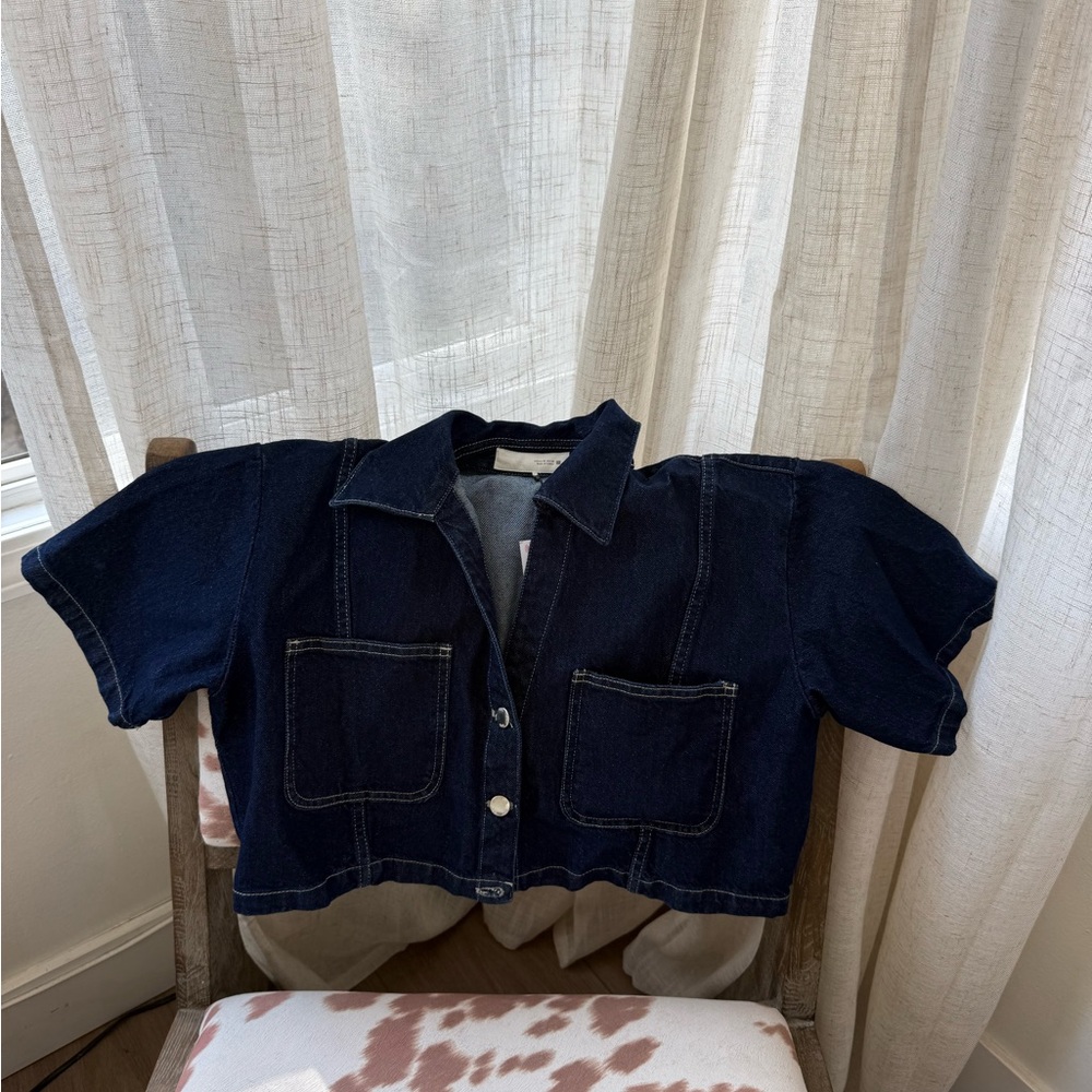 Zara Dark Blue Denim Jacket